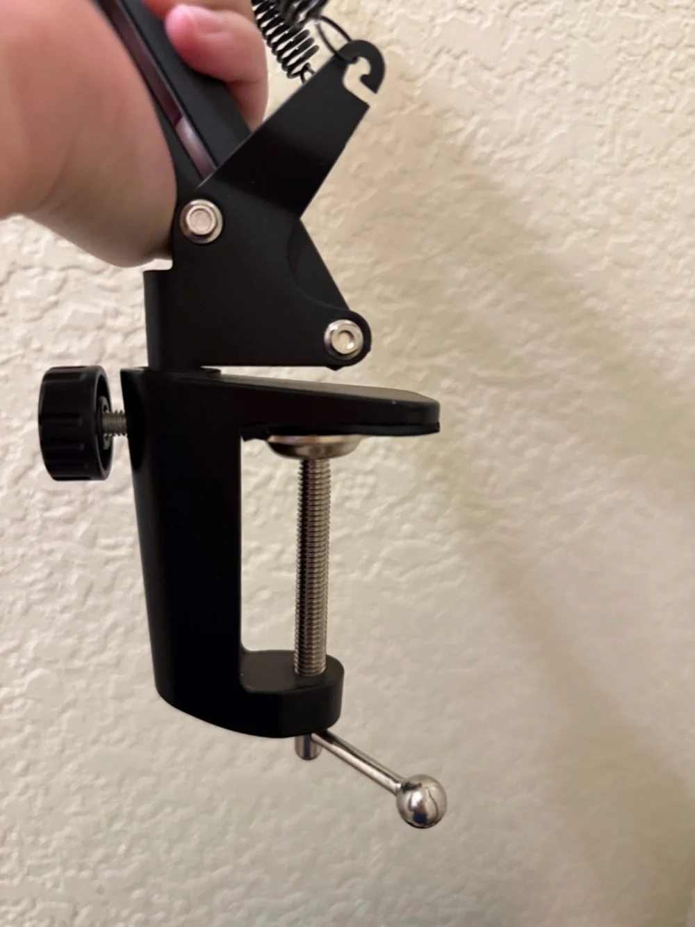 HyperX Microphone with an Amazon arm boom